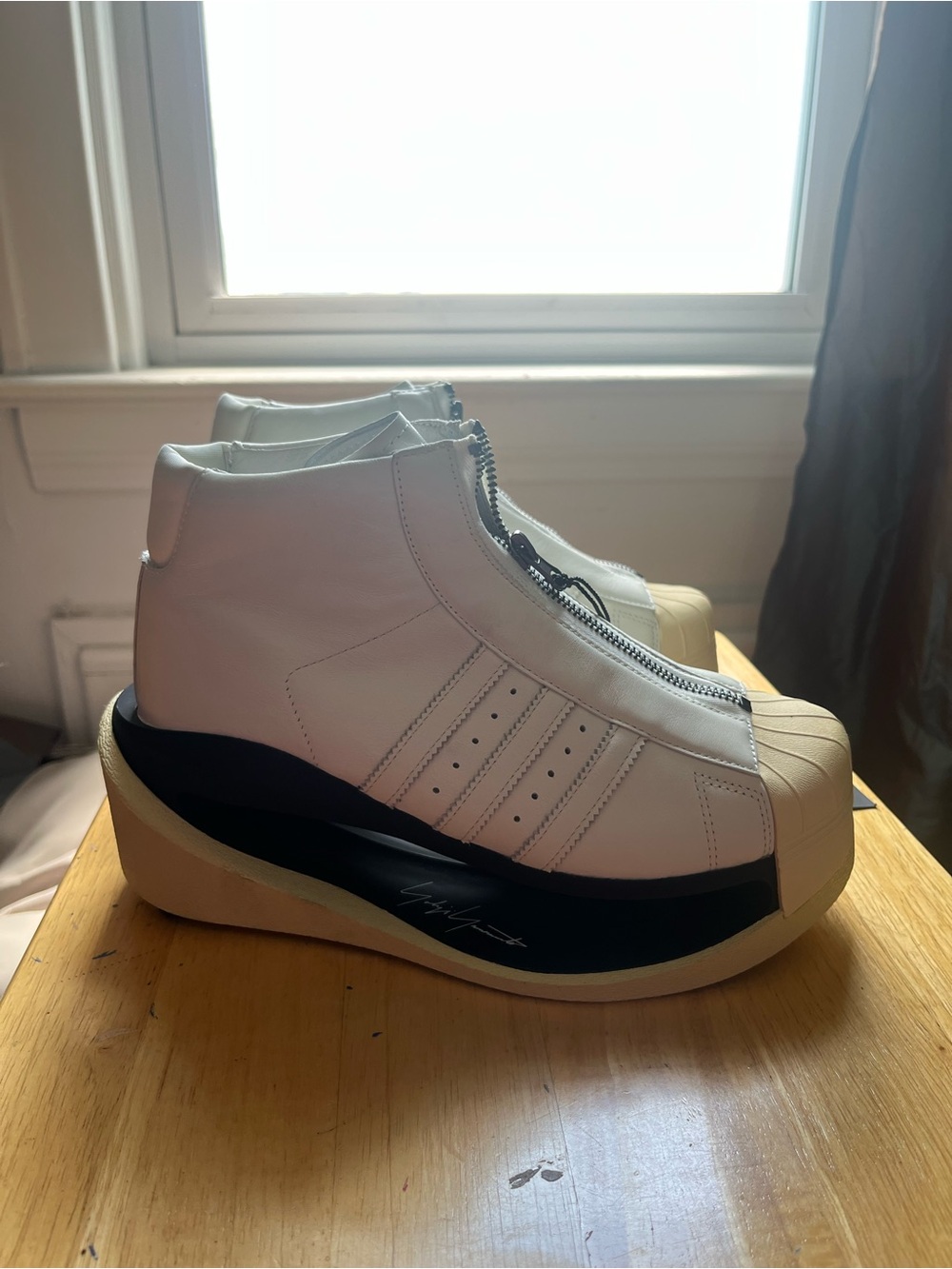 adidas Y3 x Yohji Yamamoto Platform Zip-Up Women's Sneakers